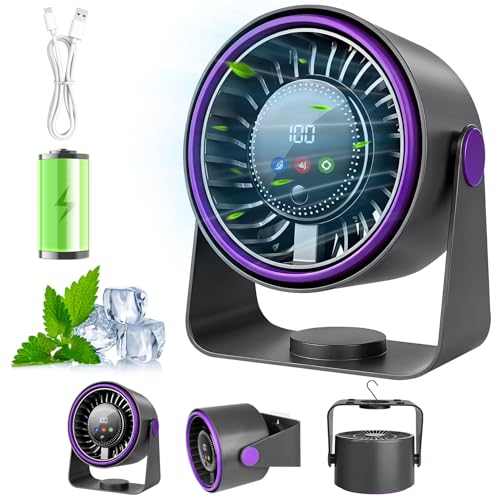 Avis Ventilateur Bureau Table 5000mAh 360° : Test Complet 2026