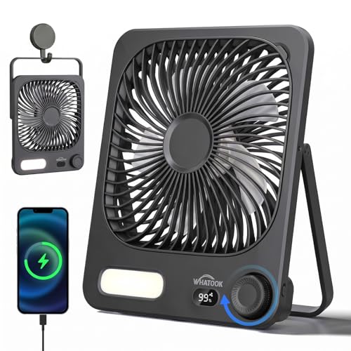 Avis WHATOOK Ventilateur de Table 10000 mAh 100 Vitesses : Test Complet 2026